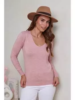 Пуловер Soft Cashmere, розовый