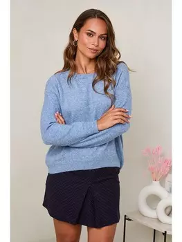 Пуловер Soft Cashmere, светло-синий