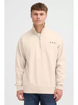 Пуловер !SOLID Troyer SDHANN 21301159ME lssiger Pullover mit Backprint, бежевый