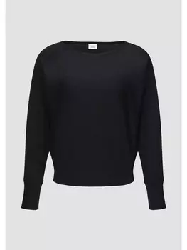 Пуловер sOliver BLACK LABEL Strick langarm, черный