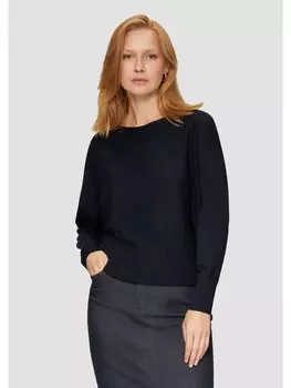 Пуловер sOliver BLACK LABEL Strick langarm, синий