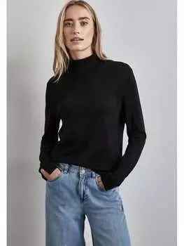 Пуловер Street One Pullover, черный