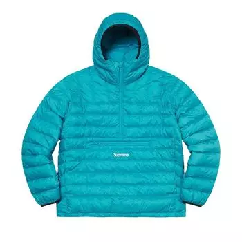 Пуловер Supreme Micro Down Half Zip Hooded Pullover Teal, бирюзовый