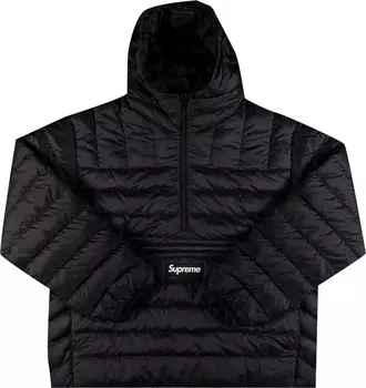 Пуловер Supreme Micro Down Half Zip Hooded Pullover 'Black', черный