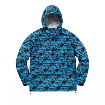 Пуловер Supreme World Famous Taped Seam Hooded Pullover Blue, синий