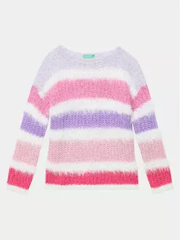 Пуловер свободного кроя United Colors Of Benetton, мультиколор