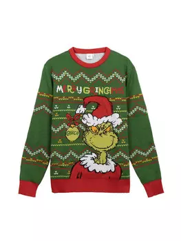 Пуловер The Grinch Pullover Sweatshirt, зеленый