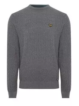 Пуловер Threadbare, цвет mid grey marl