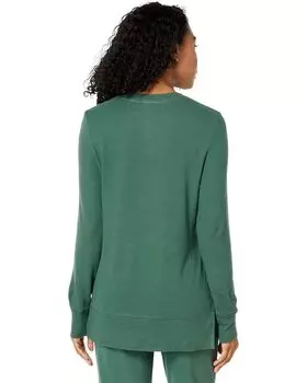 Пуловер THRIVE SOCIETE Dailey Side Slit Pullover, цвет Forest
