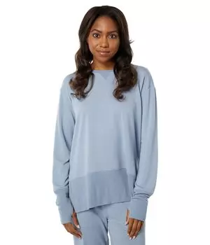 Пуловер THRIVE SOCIETE, Rib Crew Slit Sweatshirt