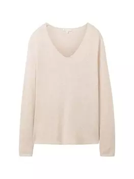 Пуловер Tom Tailor Pullover, цвет desert sand melange