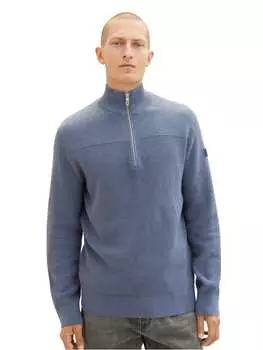 Пуловер Tom Tailor, синий