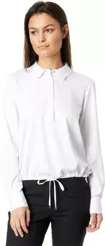 Пуловер Tommy Hilfiger Long Sleeve Tie Hem Popover, белый