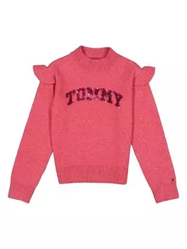 Пуловер Tommy Hilfiger Pullover, розовый
