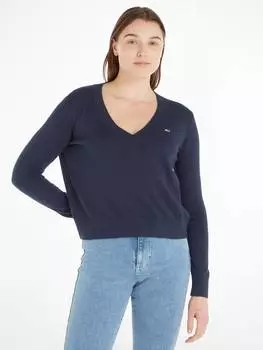 Пуловер Tommy Hilfiger, темно-синий