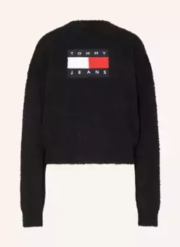 Пуловер Tommy Jeans, черный