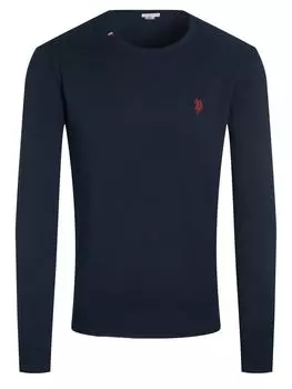 Пуловер U.S. Polo Assn., синий