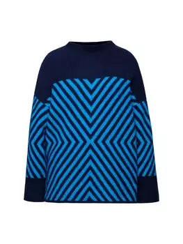 Пуловер Ulla Popken Pullover, цвет marine