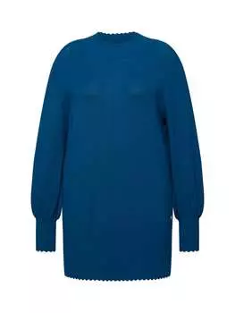 Пуловер Ulla Popken Pullover, цвет mittelblau