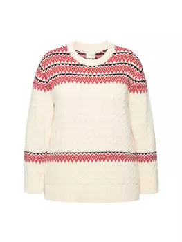 Пуловер Ulla Popken Pullover, цвет ziegelrot
