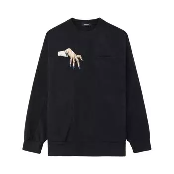 Пуловер Undercover Embroidered Patch Pullover, черный