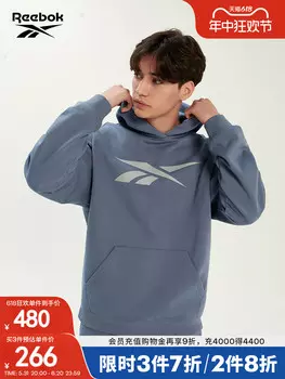 Пуловер унисекс Reebok повседневный, синий