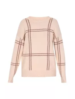 Пуловер usha BLUE LABEL Sweater, бежевый