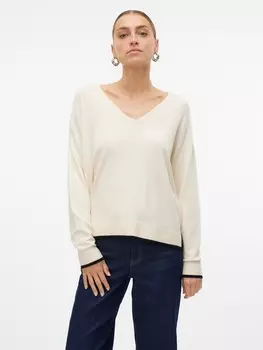 Пуловер Vero Moda, цвет creme/schwarz