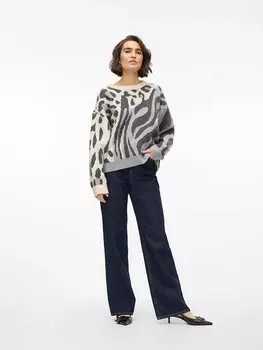 Пуловер Vero Moda, цвет grau/creme