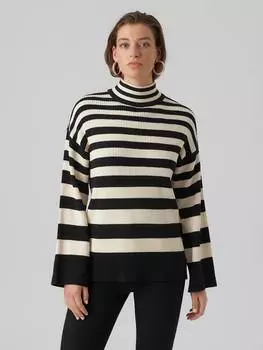 Пуловер Vero Moda, цвет schwarz/creme