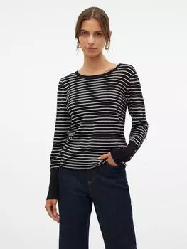 Пуловер Vero Moda, цвет schwarz/creme