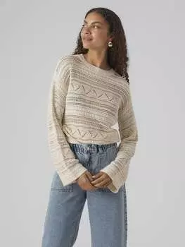 Пуловер Vero Moda, кремовый