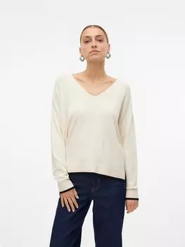Пуловер Vero Moda, кремовый