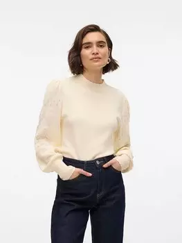 Пуловер Vero Moda, кремовый