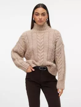 Пуловер Vero Moda Pullover, бежевый
