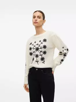 Пуловер Vero Moda Pullover Gaia, черный