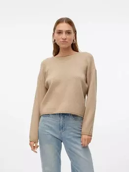 Пуловер Vero Moda Pullover Gold, бежевый