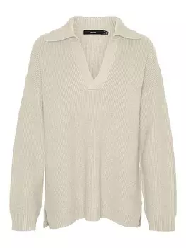 Пуловер Vero Moda Pullover Luna, бежевый