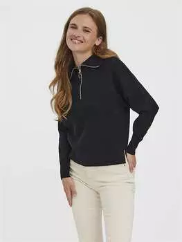 Пуловер Vero Moda Pullover Saba, черный
