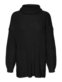 Пуловер Vero Moda Rollkragenpullover, черный