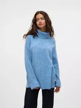 Пуловер Vero Moda Rollkragenpullover, светло-синий