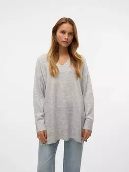 Пуловер Vero Moda, светло-серый