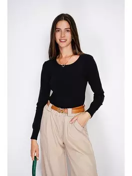 Пуловер William de Faye Pullover, черный