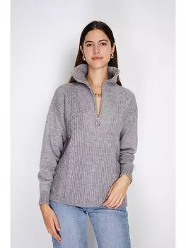 Пуловер William de Faye Pullover, серый