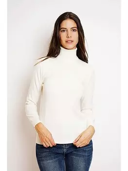 Пуловер William de Faye Rollkragenpullover, белый