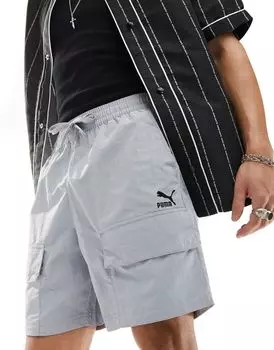 PUMA Classics – серые шорты-карго