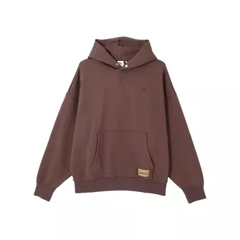 PUMA Повседневная толстовка унисекс кофейно-коричневого цвета