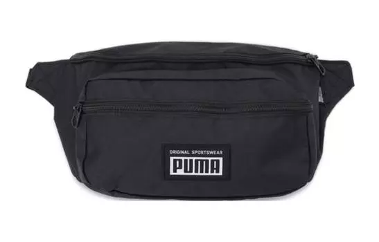 PUMA Сумка-пояс из полиэстера, сумка через плечо, обычная, унисекс, черная