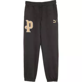 PUMA Трикотажные спортивные штаны унисекс черные