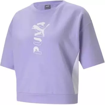 PUMA Женская футболка из коллекции Sports Life, фиолетовая